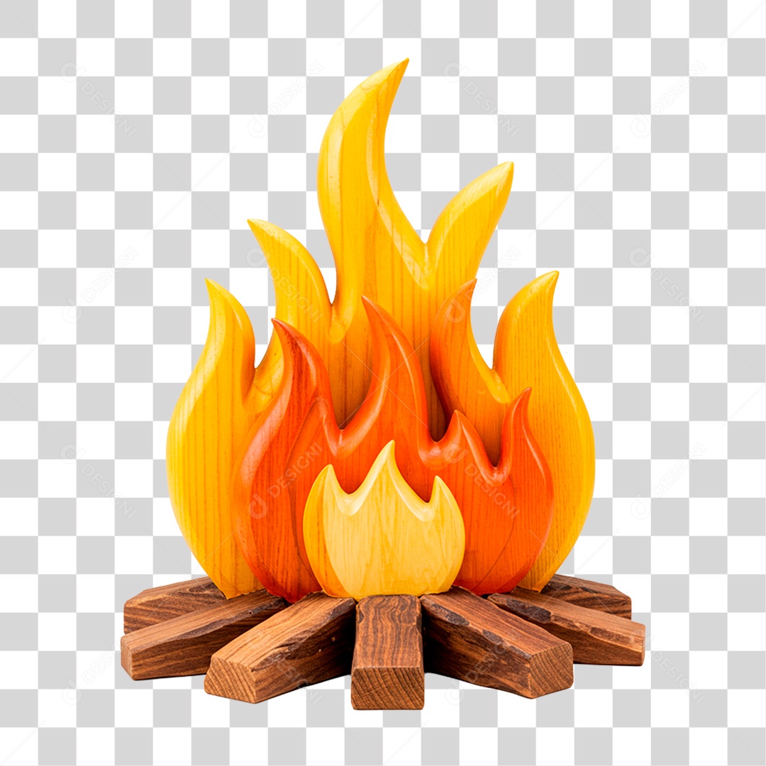 Fogueira de Enfeite PNG Transparente