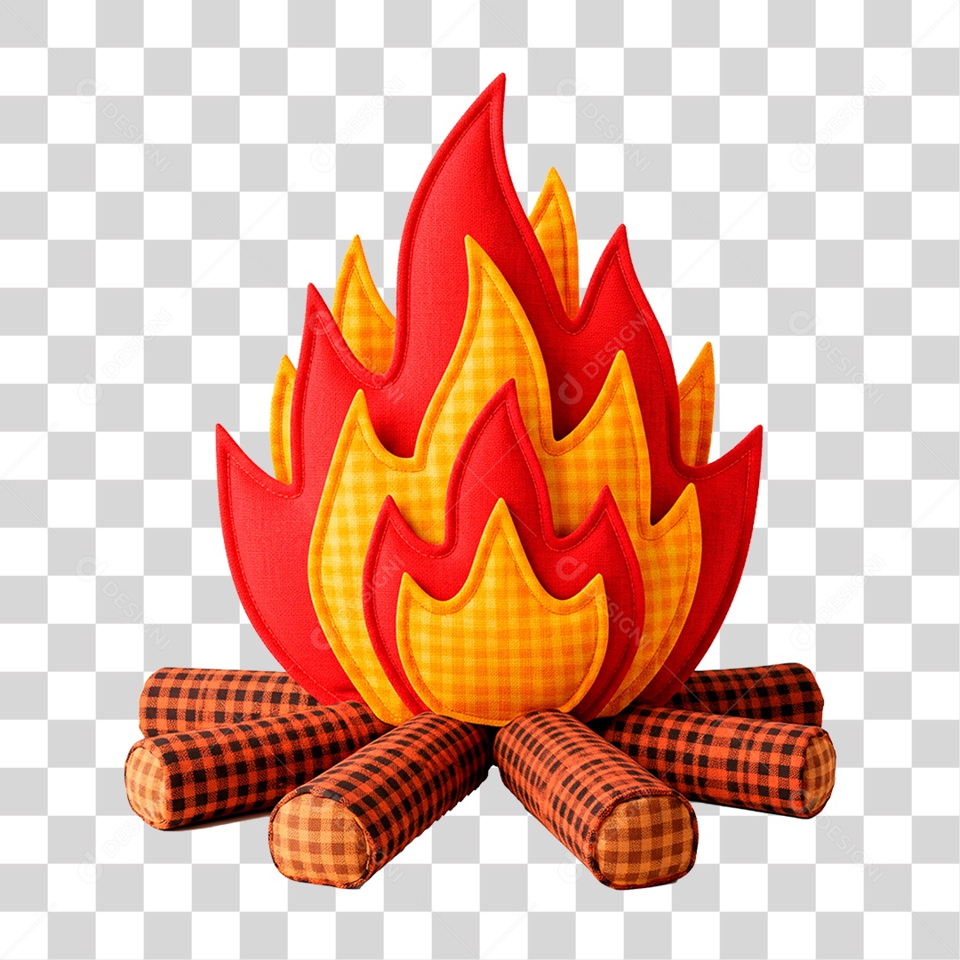 Fogueira de Enfeite PNG Transparente