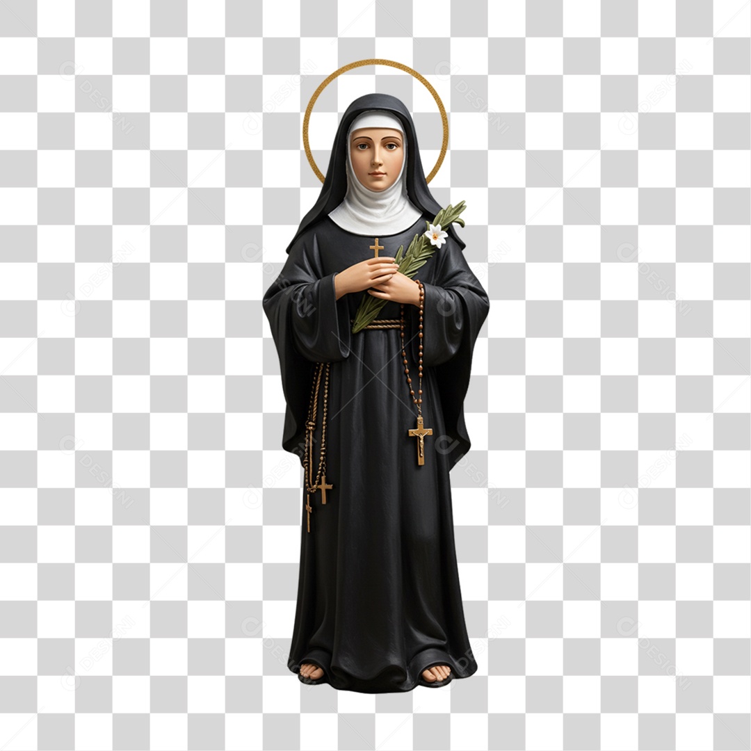 Imagem Semelhante a Santa Rita de Cássia PNG Transparente