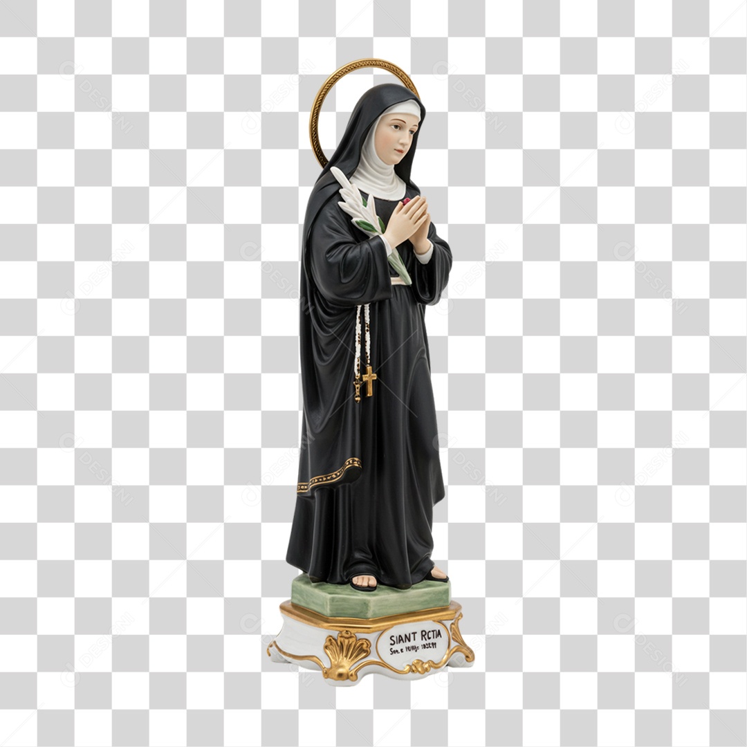 Imagem Semelhante a Santa Rita de Cássia PNG Transparente
