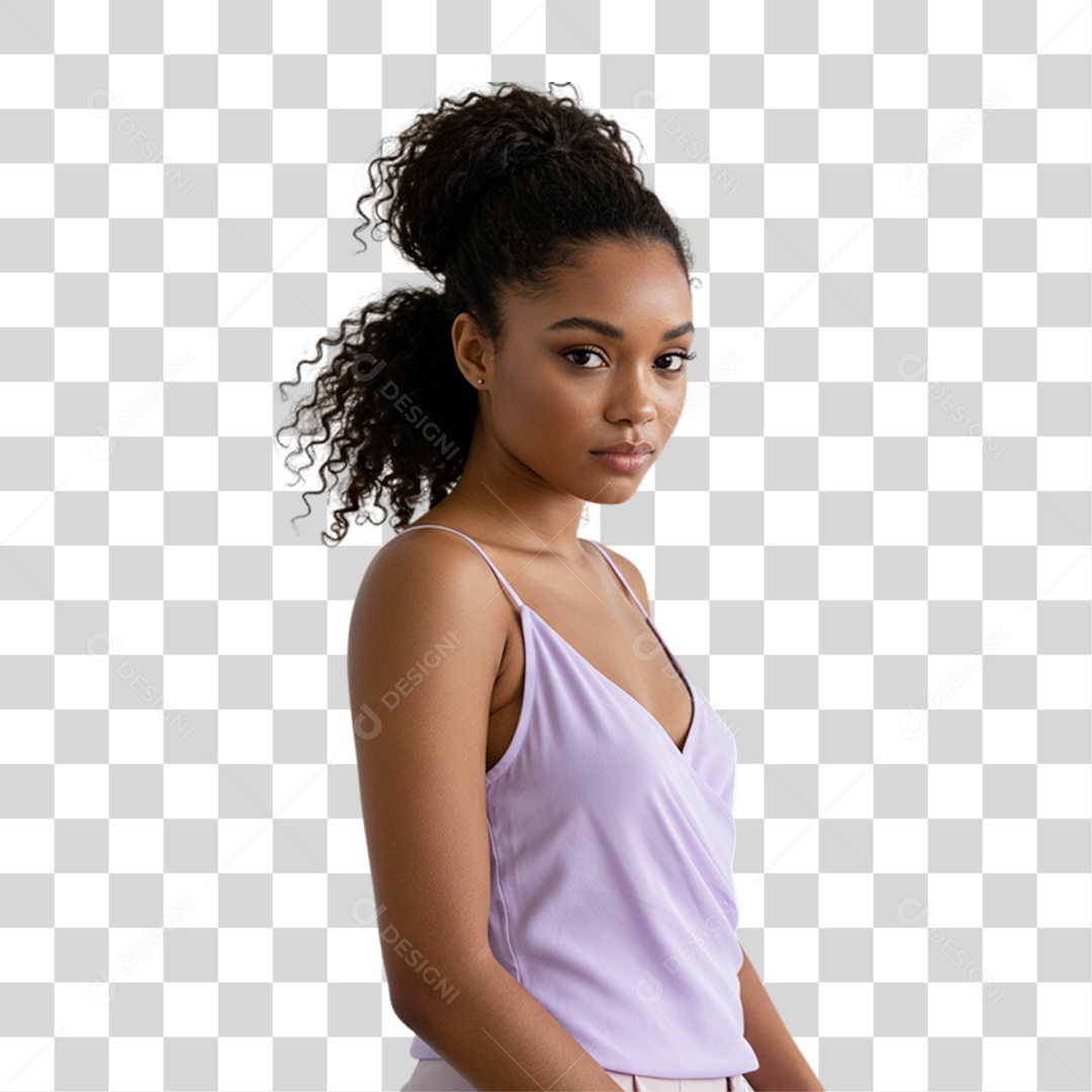 Jovem Modelo PNG Transparente