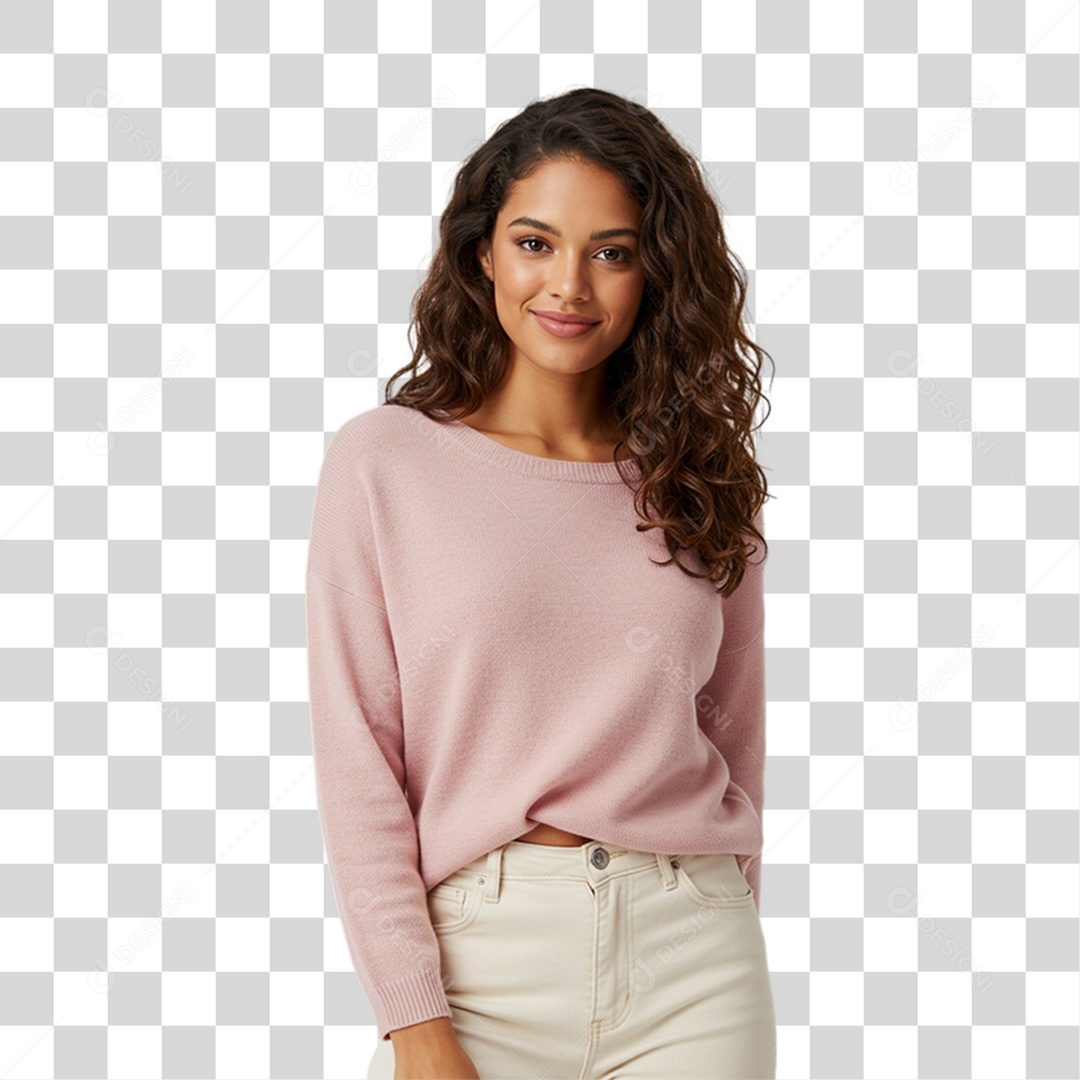 Jovem Modelo PNG Transparente