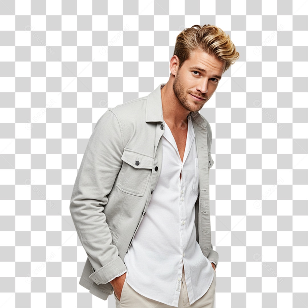 Jovem Modelo PNG Transparente