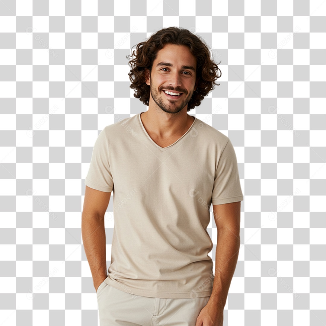 Jovem Modelo PNG Transparente