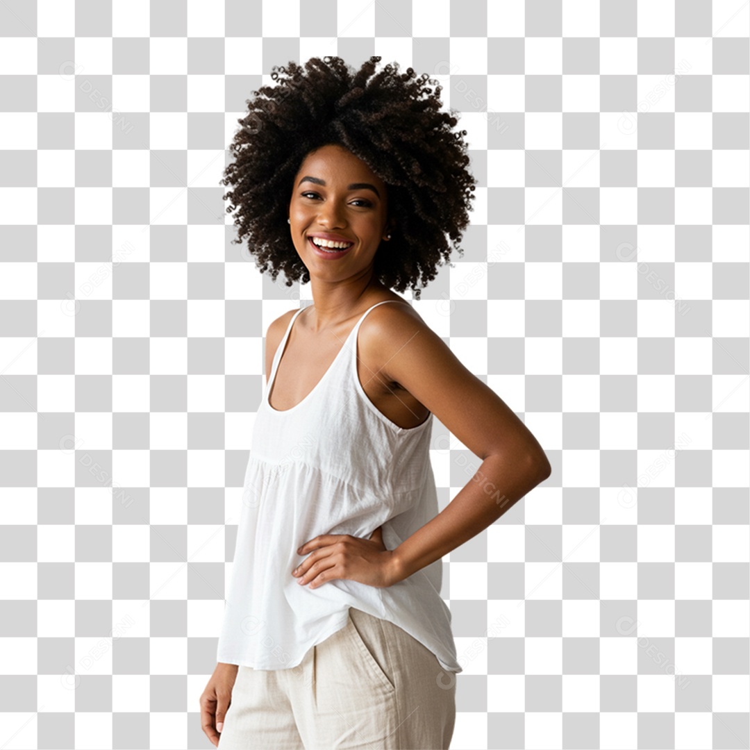 Jovem Modelo PNG Transparente