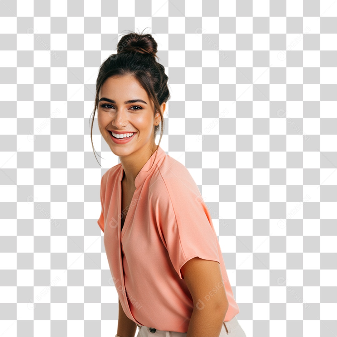 Jovem Modelo PNG Transparente