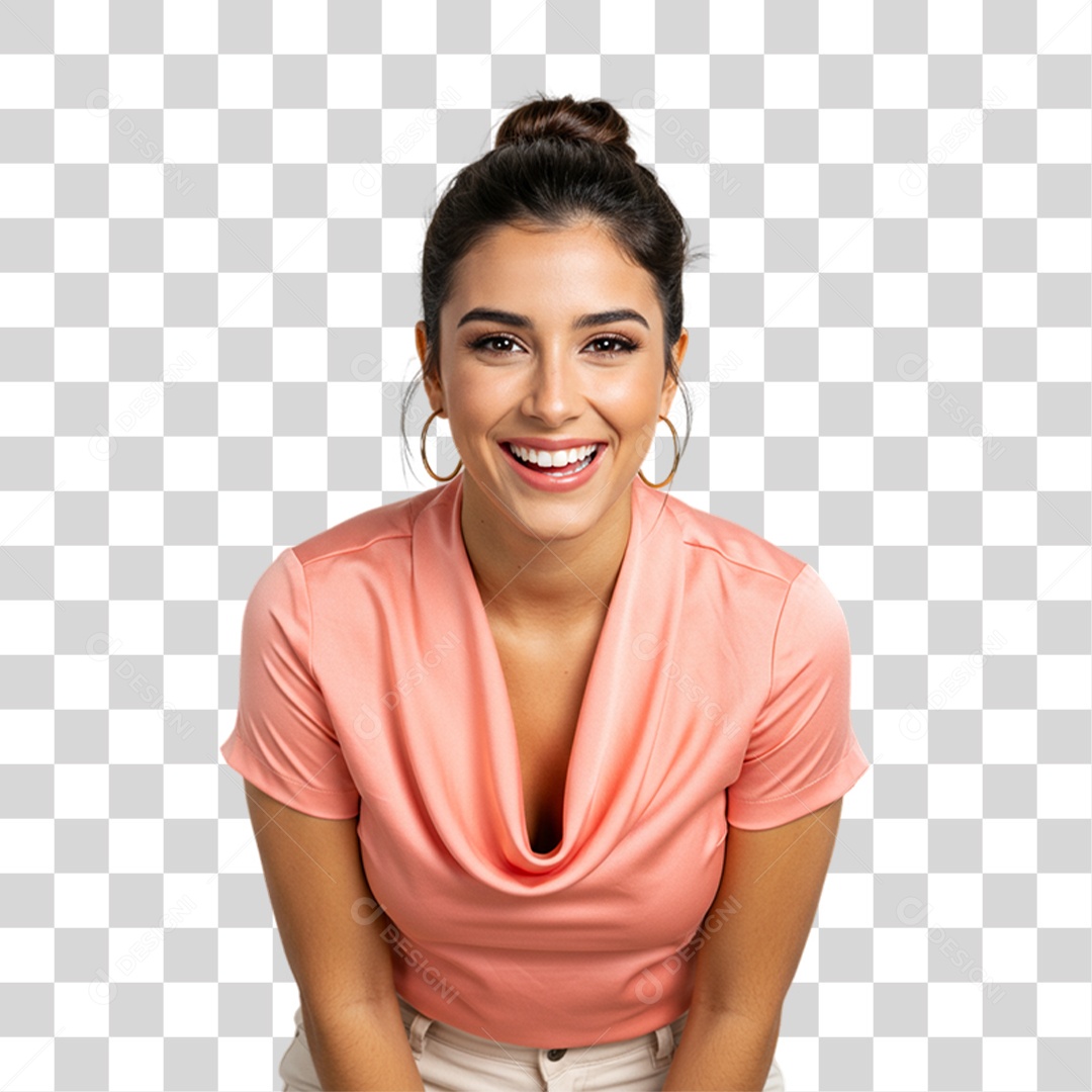 Jovem Modelo PNG Transparente