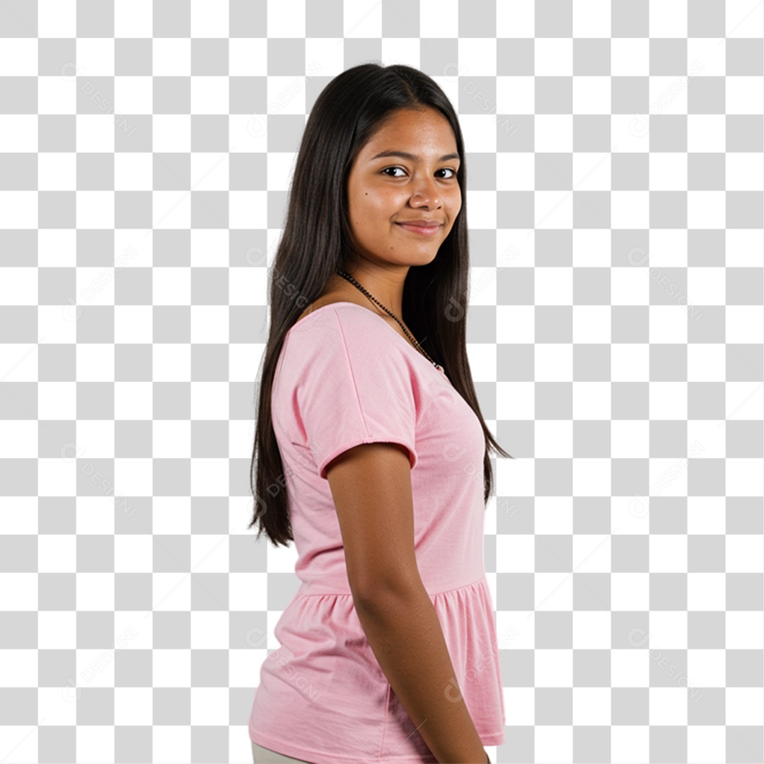 Jovem Modelo PNG Transparente