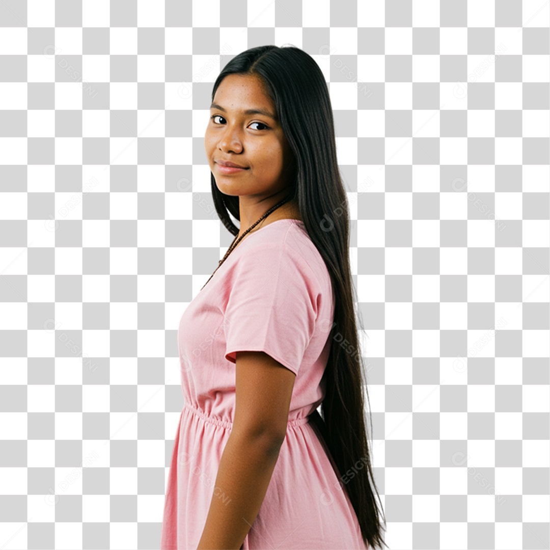 Jovem Modelo PNG Transparente