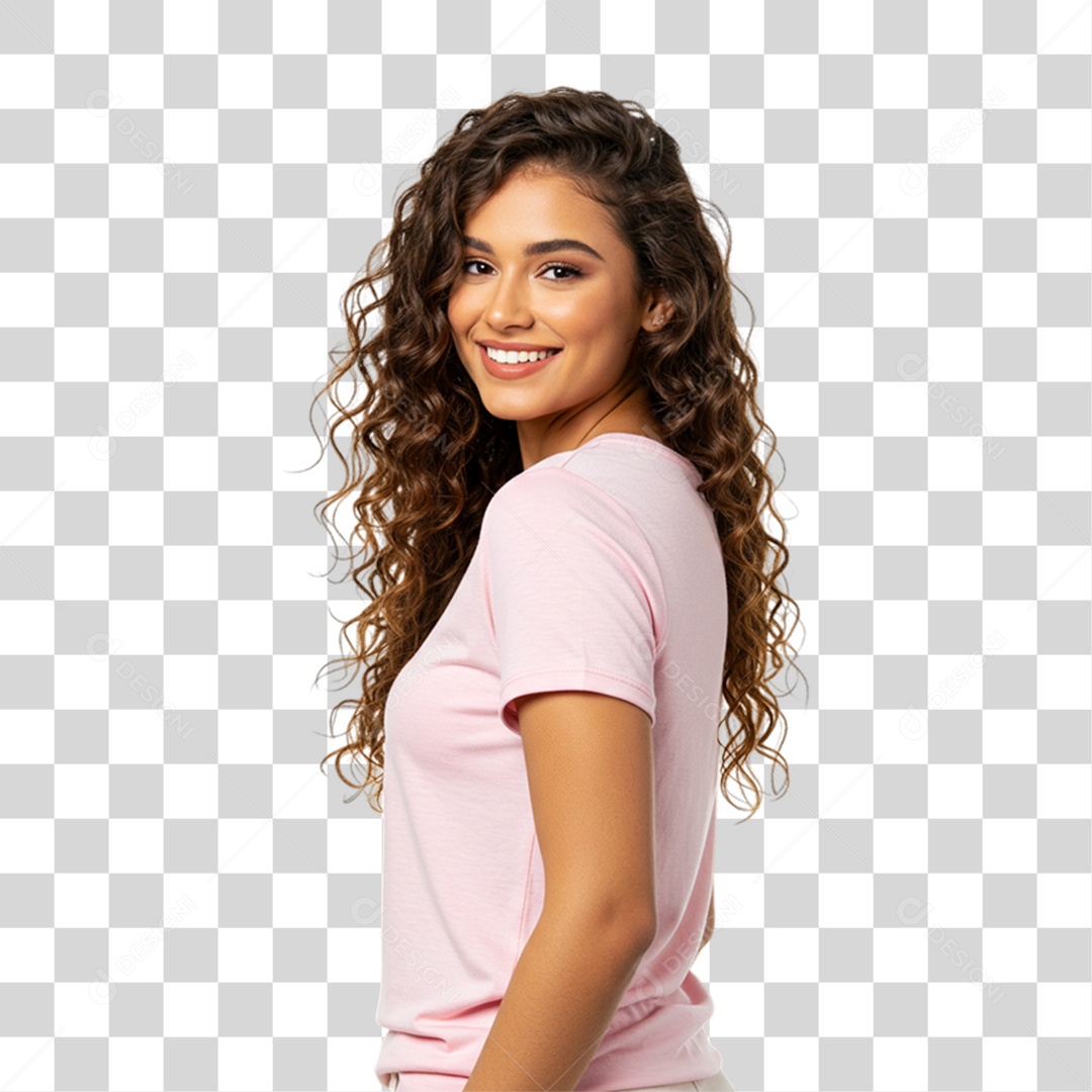 Jovem Modelo PNG Transparente