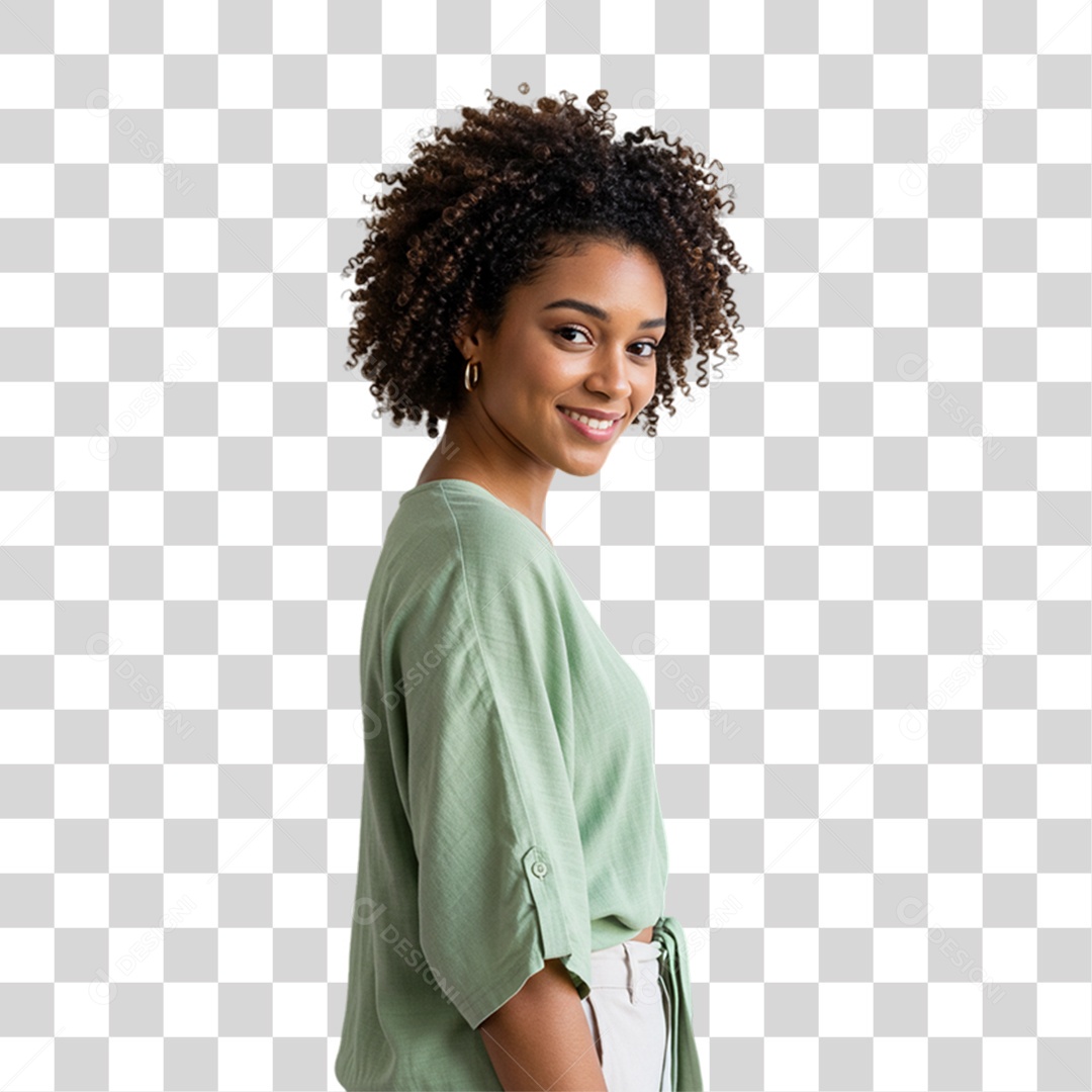 Jovem Modelo PNG Transparente