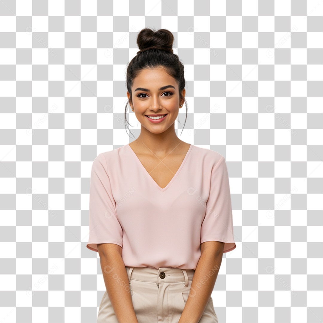 Jovem Modelo PNG Transparente