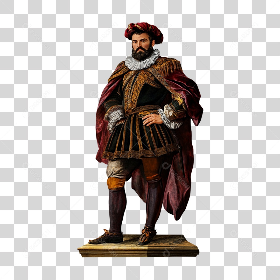 Imagem Semelhante a Pedro Alvares Cabral PNG Transparente