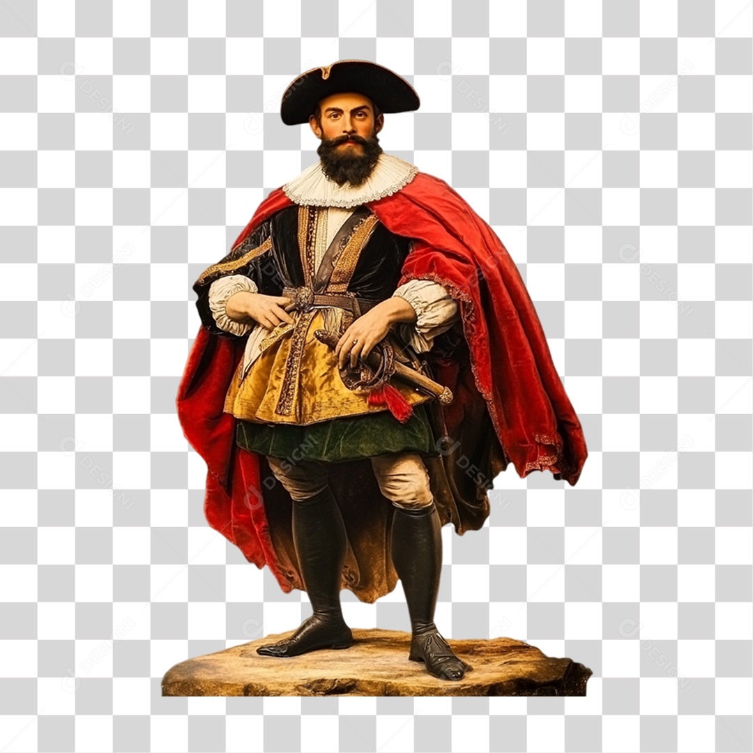 Imagem Semelhante a Pedro Alvares Cabral PNG Transparente