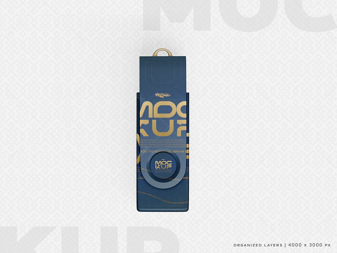 Mockup De Pen Drive PSD Editável