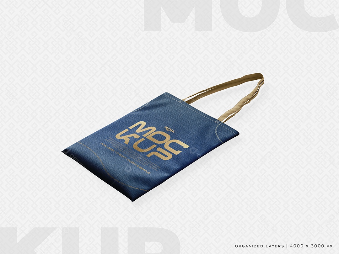 Bolsa de Compras Mockup PSD Editável