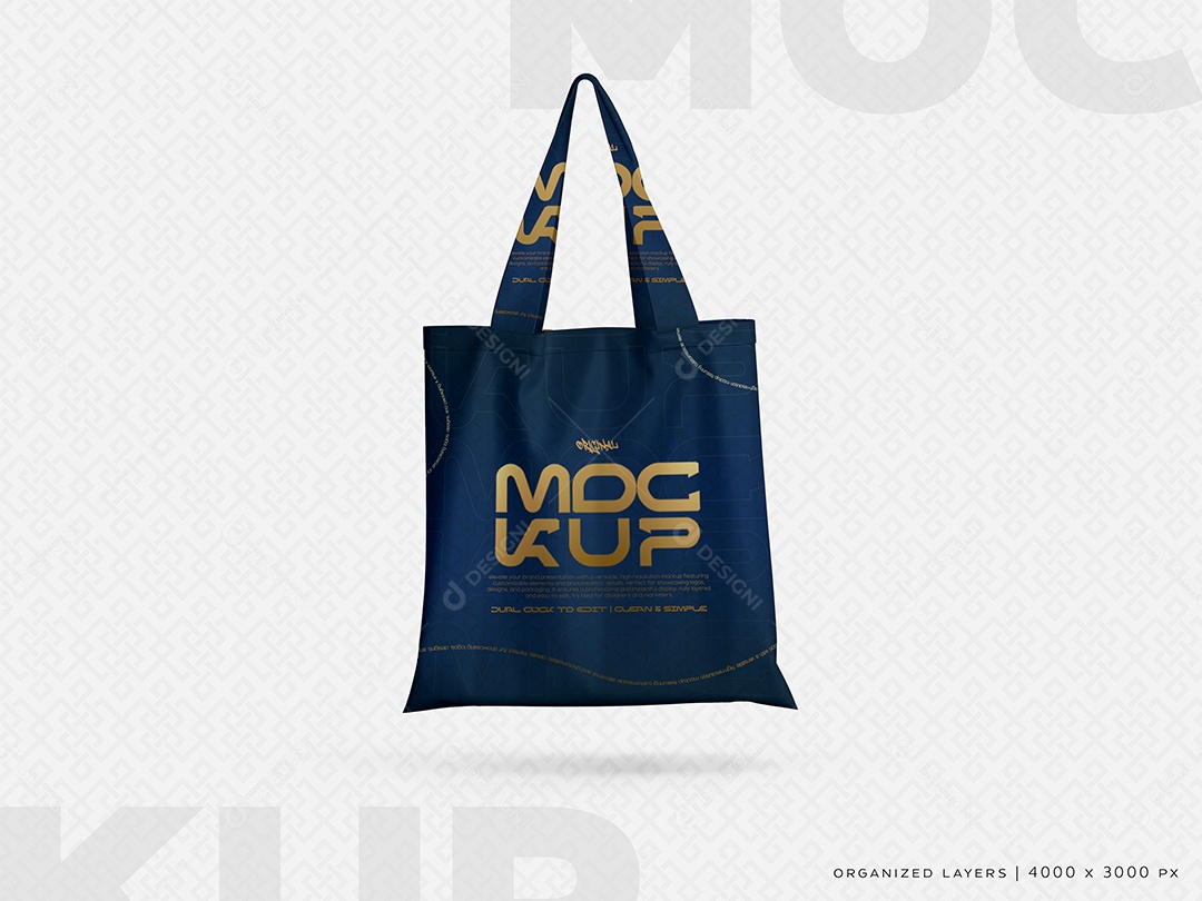 Bolsa de Compras Mockup PSD Editável