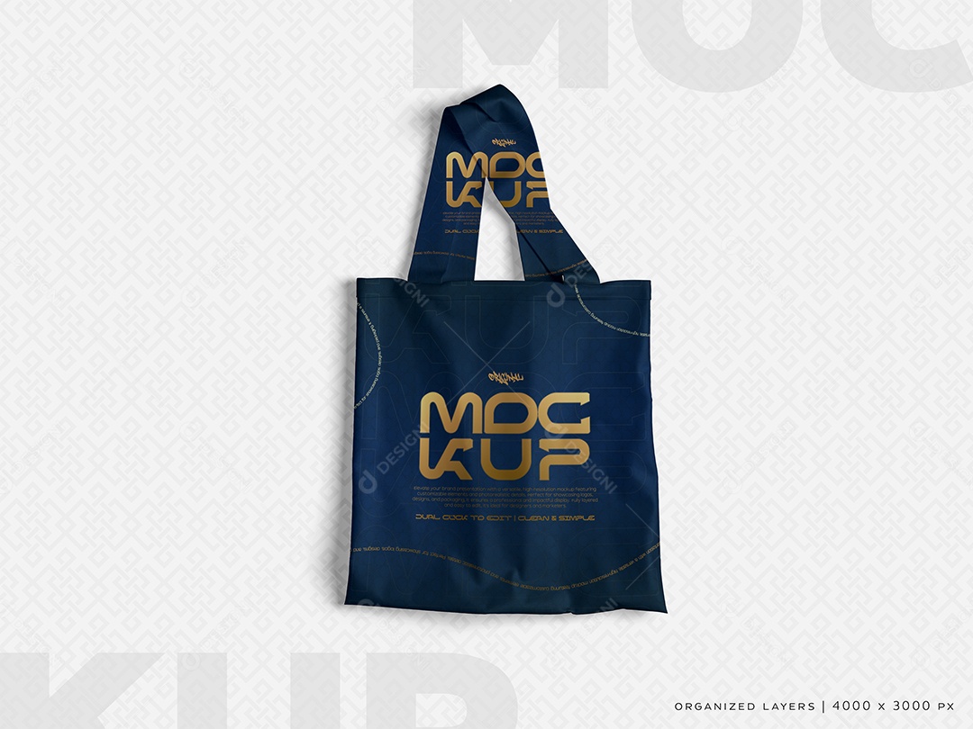 Bolsa de Compras Mockup PSD Editável