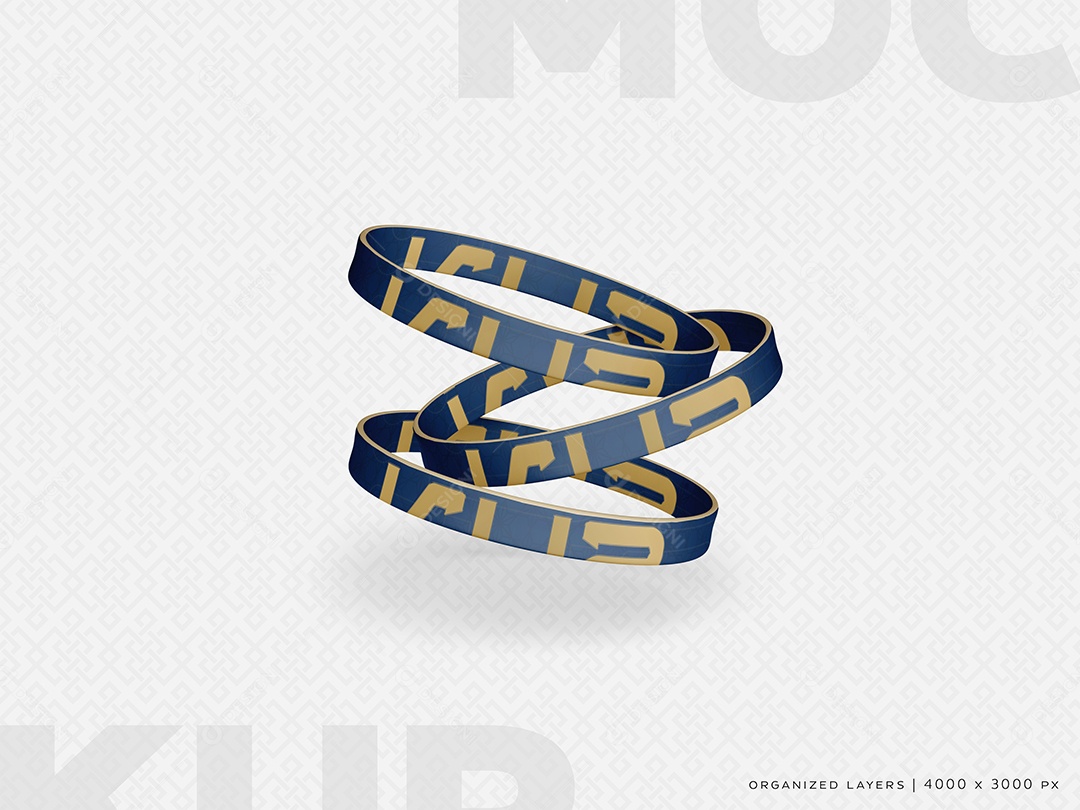 Pulseiras Mockup PSD Editável