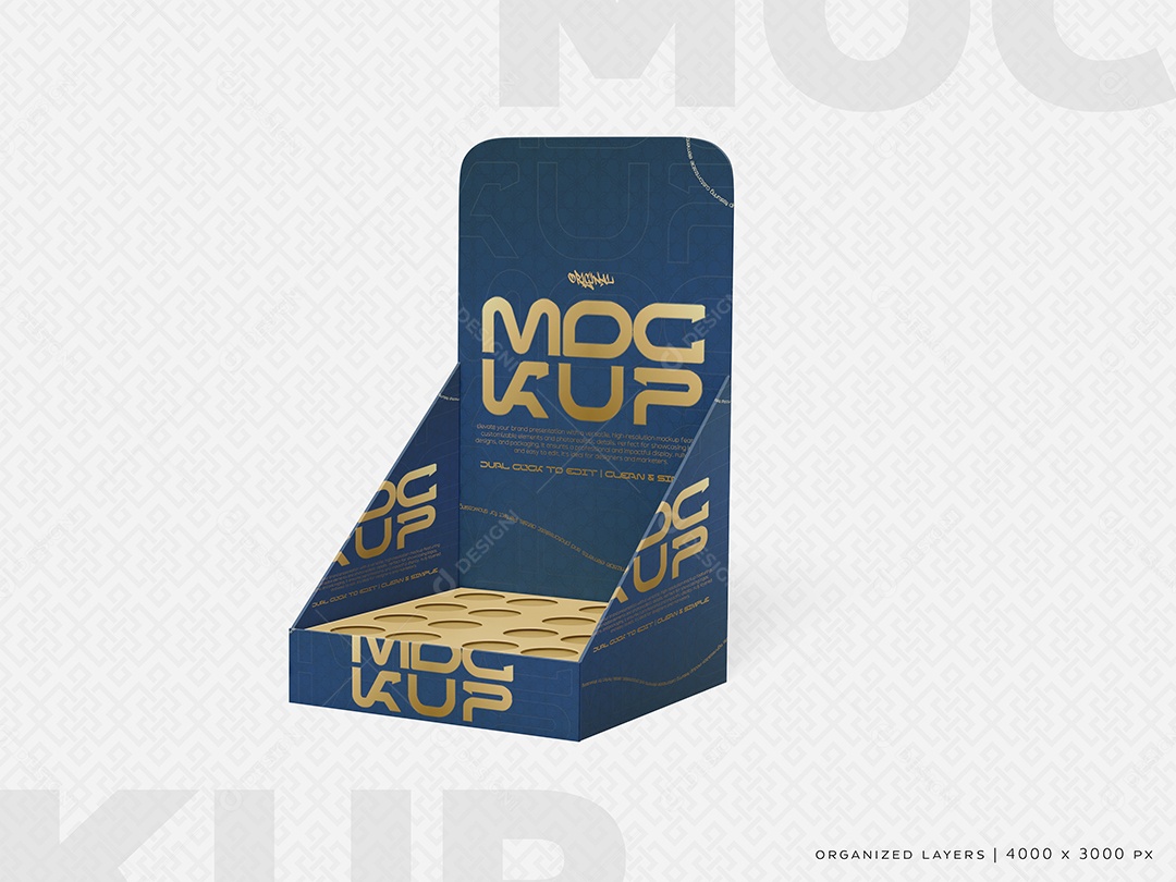 Expositor de Batom Mockp PSD Editável