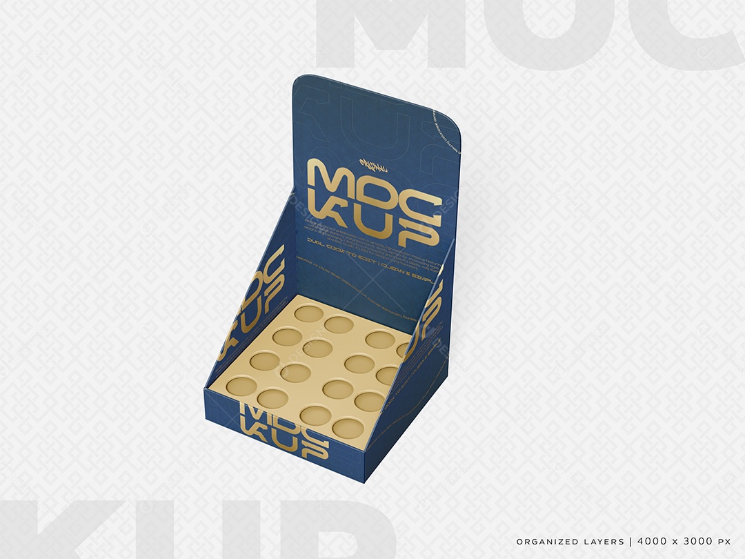 Expositor de Batom Mockp PSD Editável