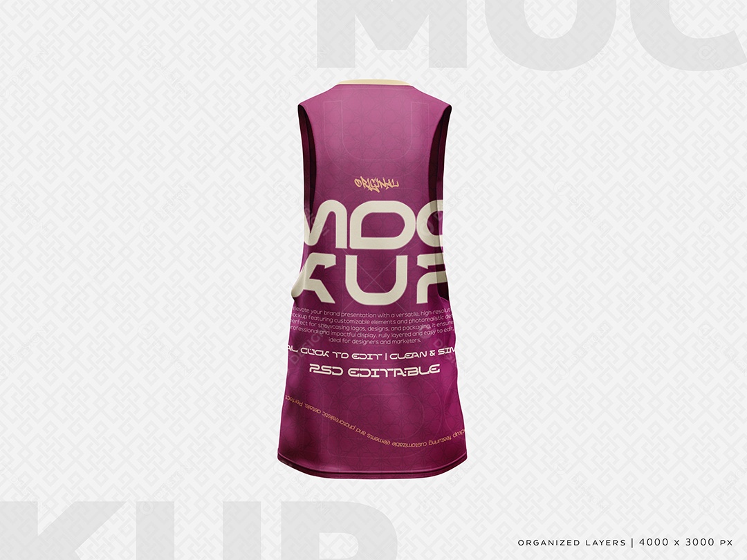 Blusa Feminina Regata Mockup PSD Editável