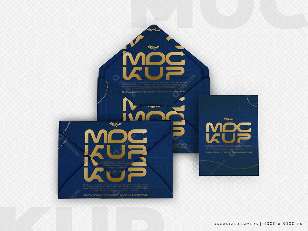Mockup Envelope PSD Editável