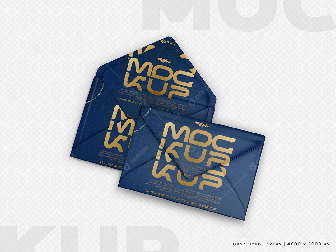 Mockup Envelopes PSD Editável