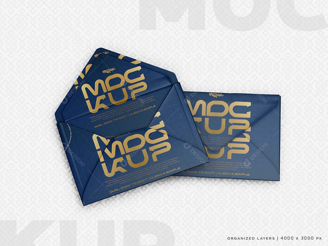 Mockup Envelopes PSD Editável