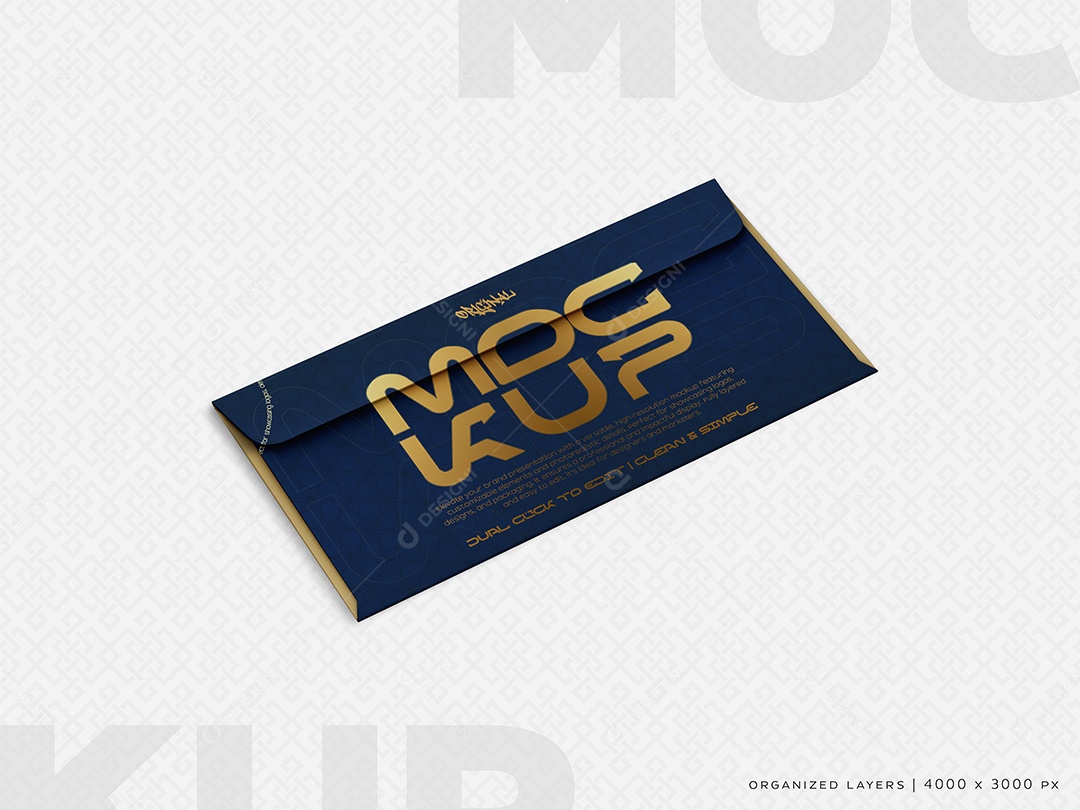 Envelope Mockup PSD Editável