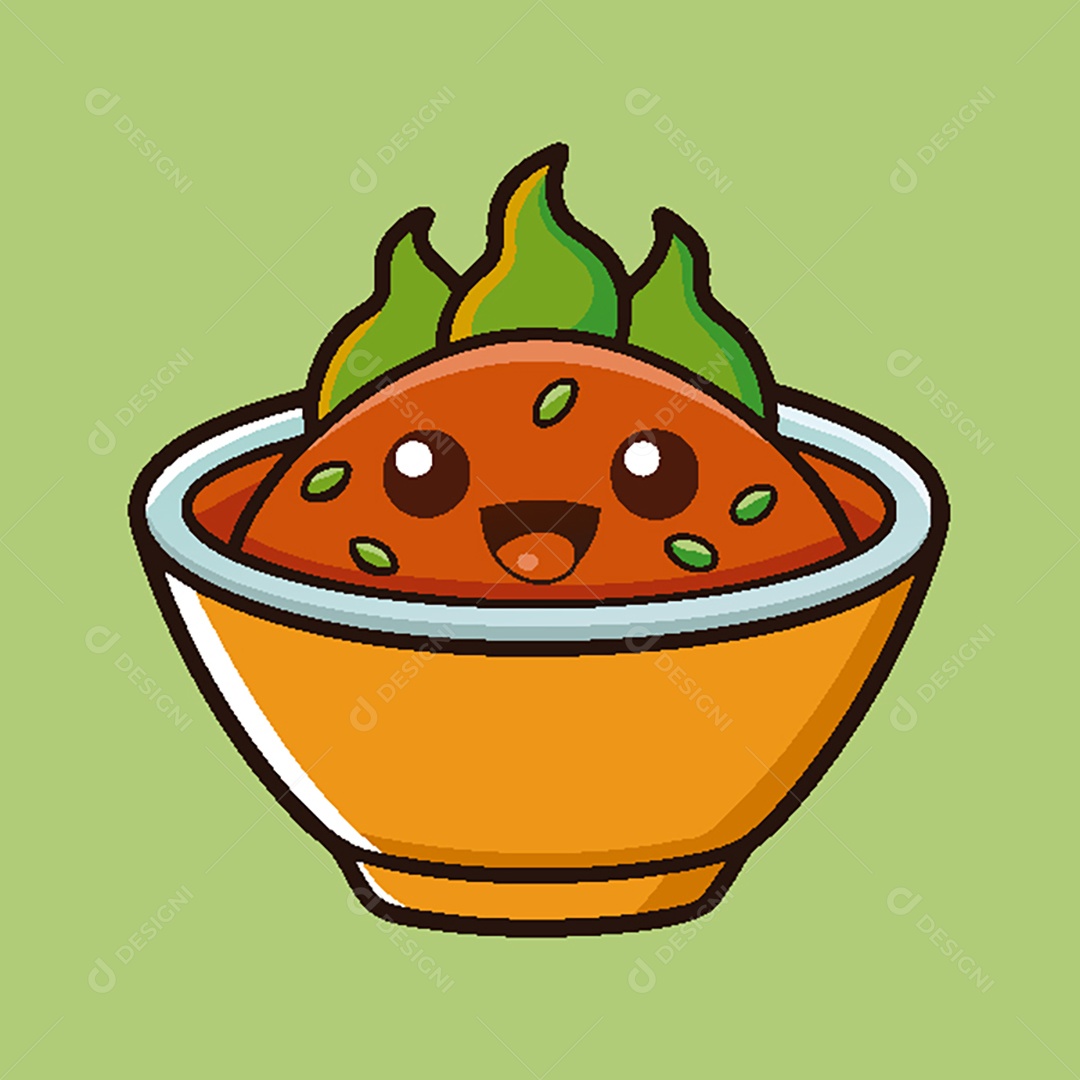 Modelo de Ícone de Logo Tigela de Comida Vetor EPS