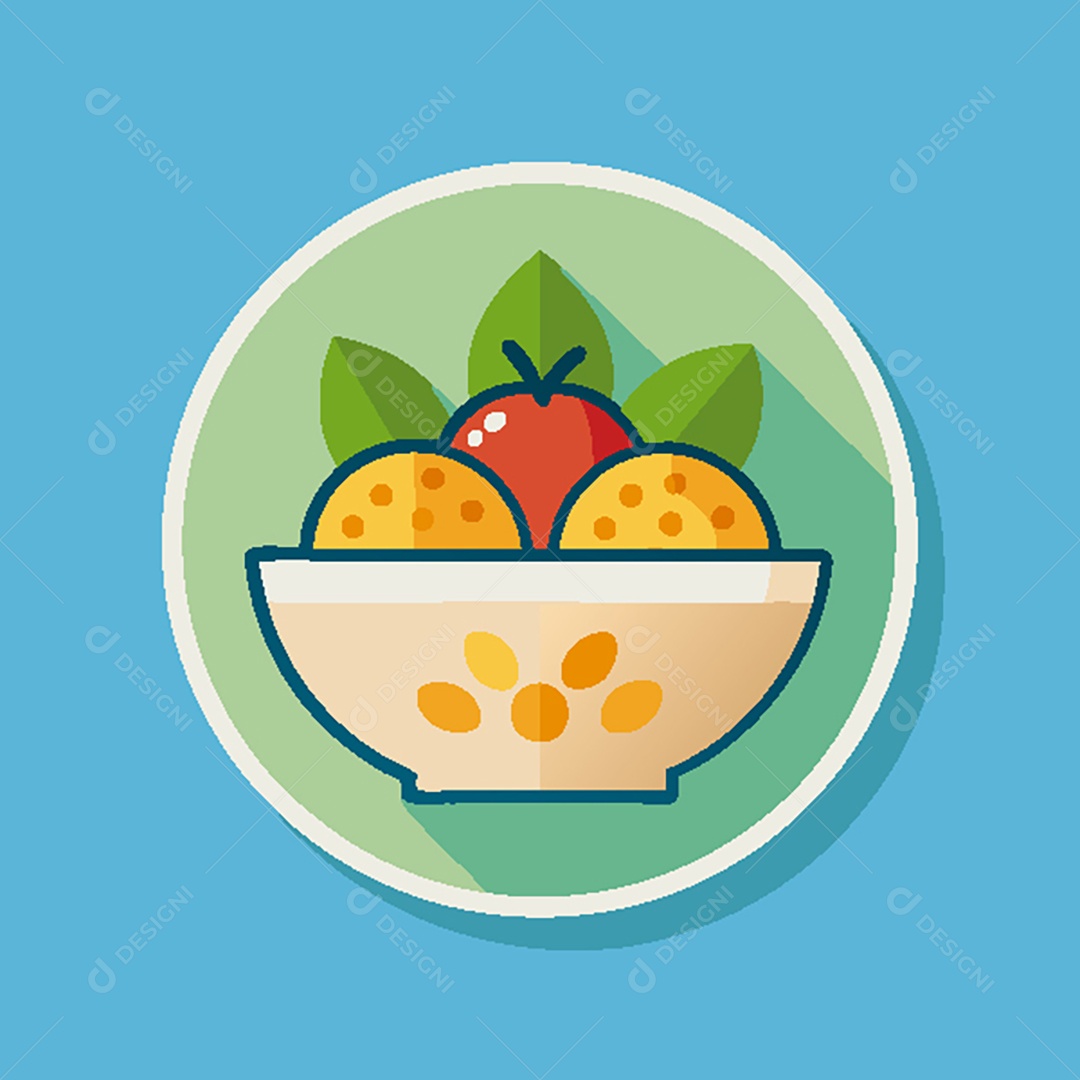 Modelo de Ícone de Logo Tigela de Frotas Vetor EPS