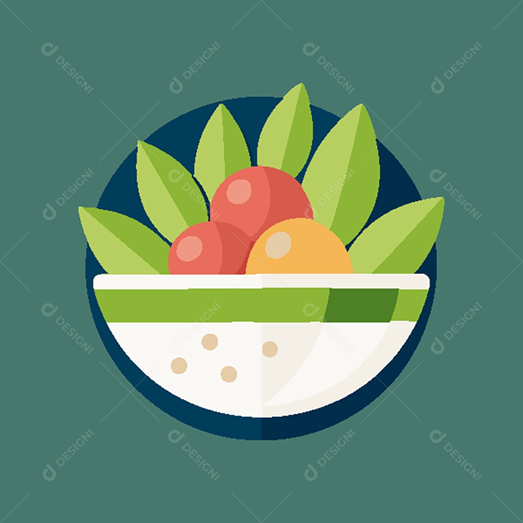 Modelo de Ícone de Logo Tigela de Frotas Vetor EPS