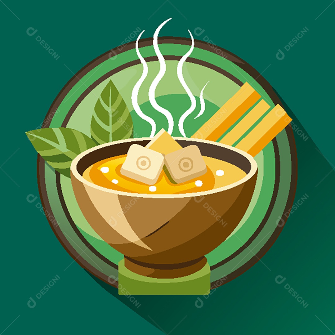 Modelo de Ícone de Logo Tigela de Comida Vetor EPS