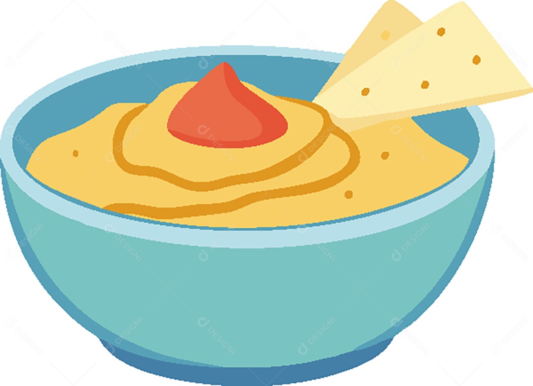 Modelo de Ícone de Logo Tigela de Comida Vetor EPS