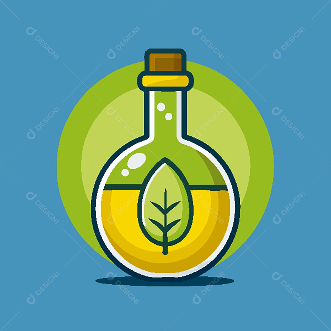 Modelo de Ícone de Logo de Garrafa Vetor EPS