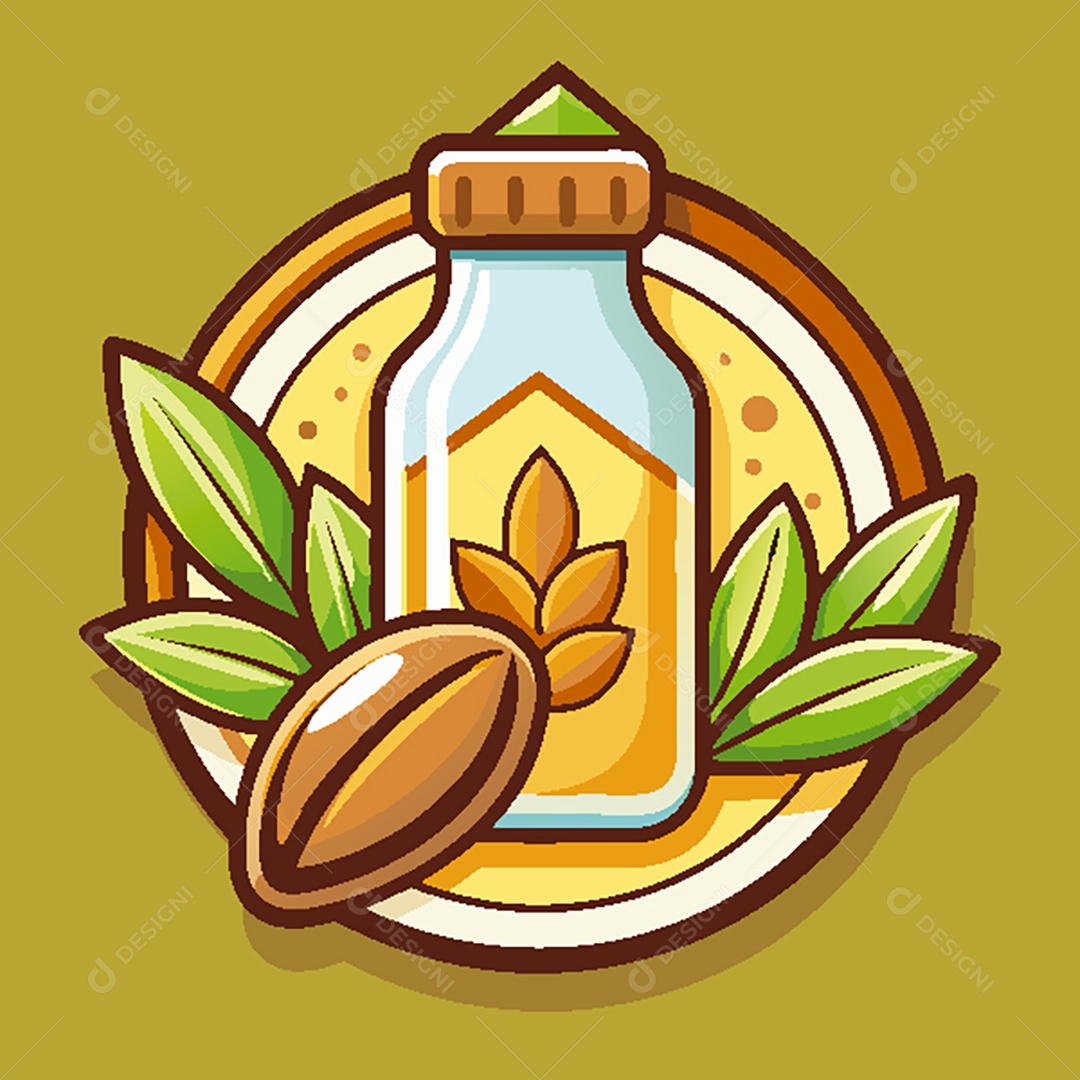 Modelo de Ícone de Logo de Garrafa Vetor EPS