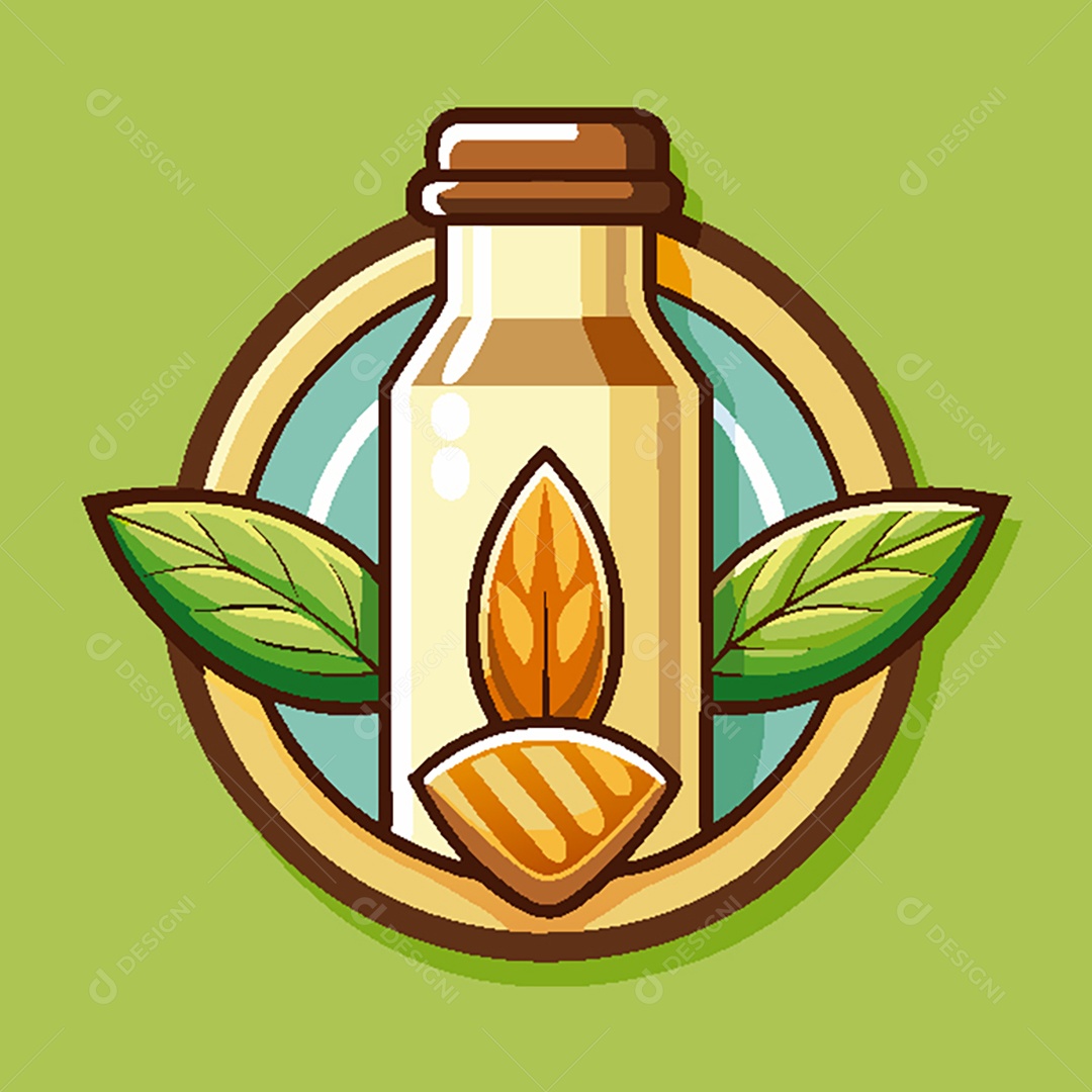 Modelo de Ícone de Logo de Garrafa Vetor EPS