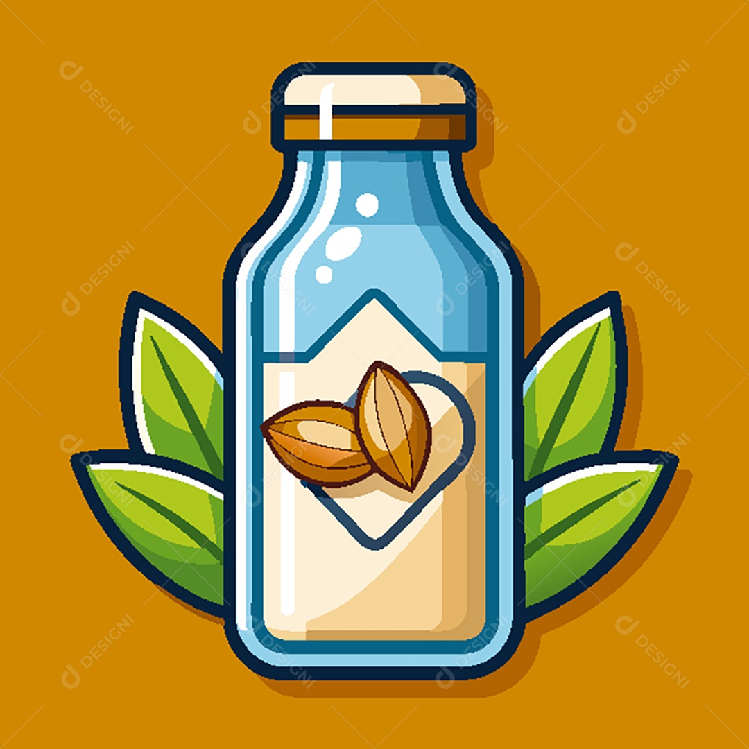 Modelo de Ícone de Logo de Garrafa Vetor EPS