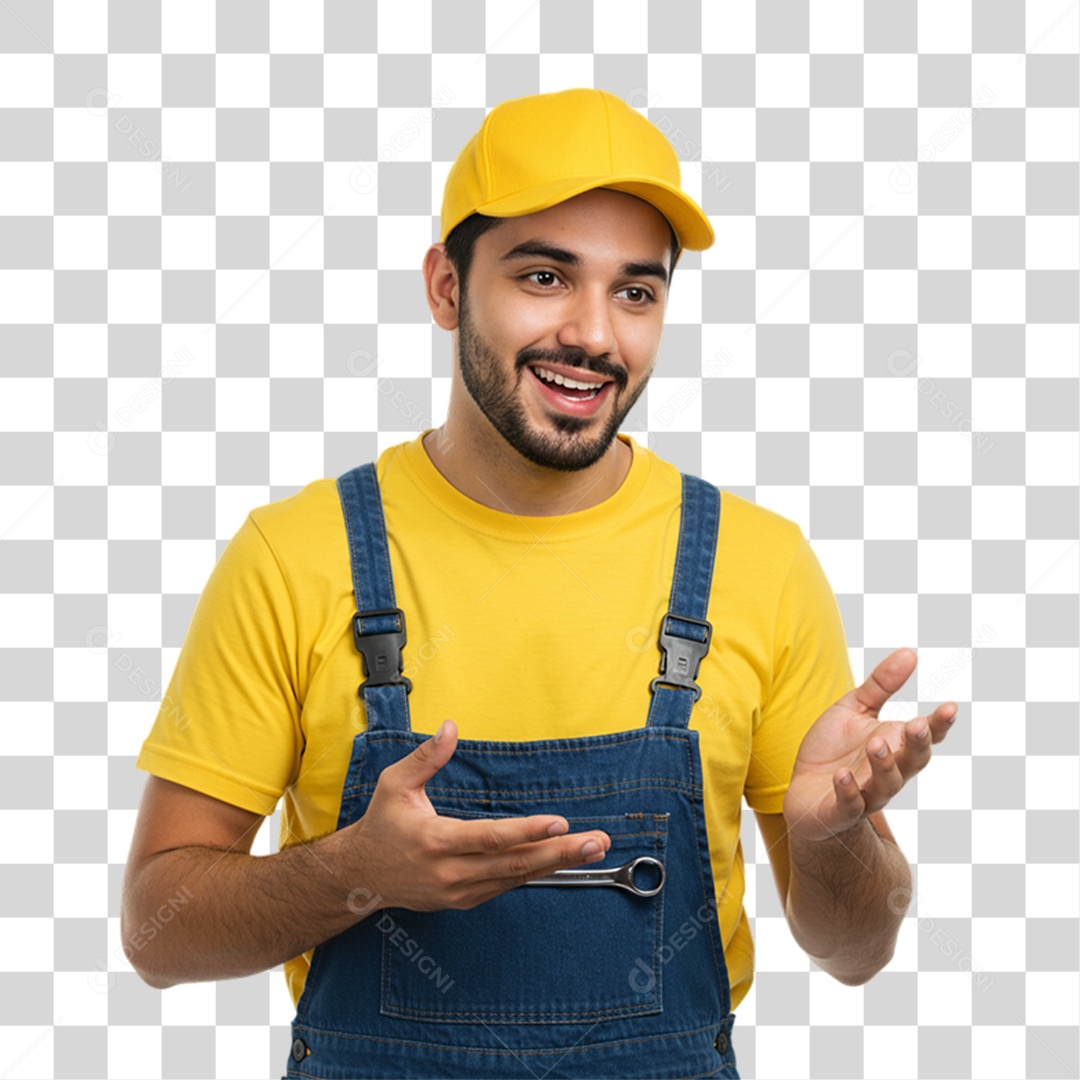 Profissional Mecânico PNG Transparente