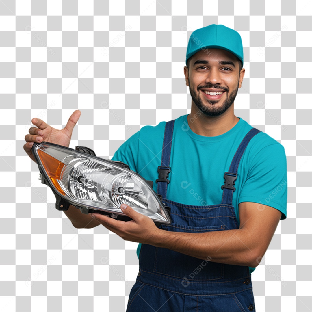 Profissional Mecânico PNG Transparente