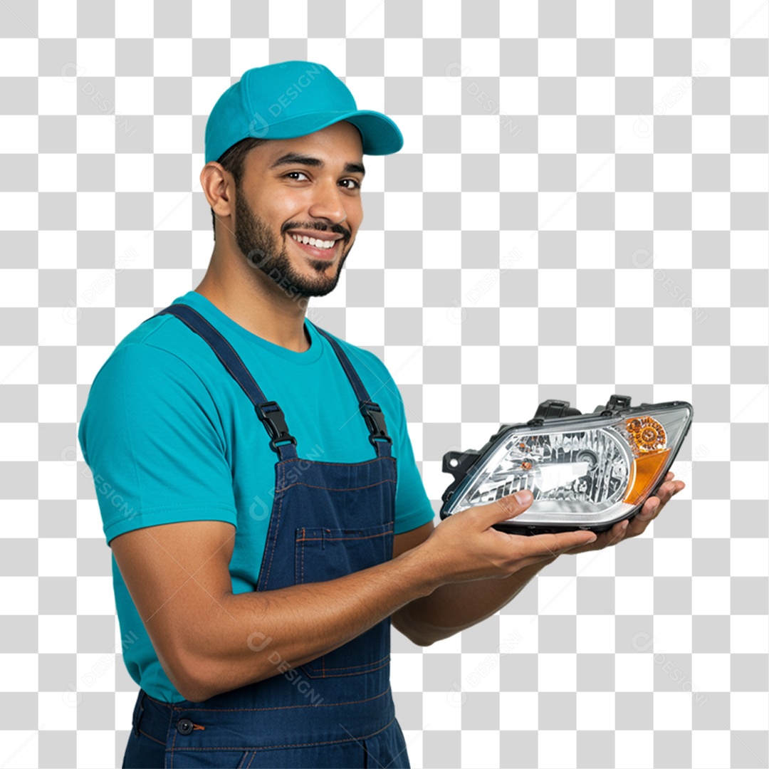 Profissional Mecânico PNG Transparente