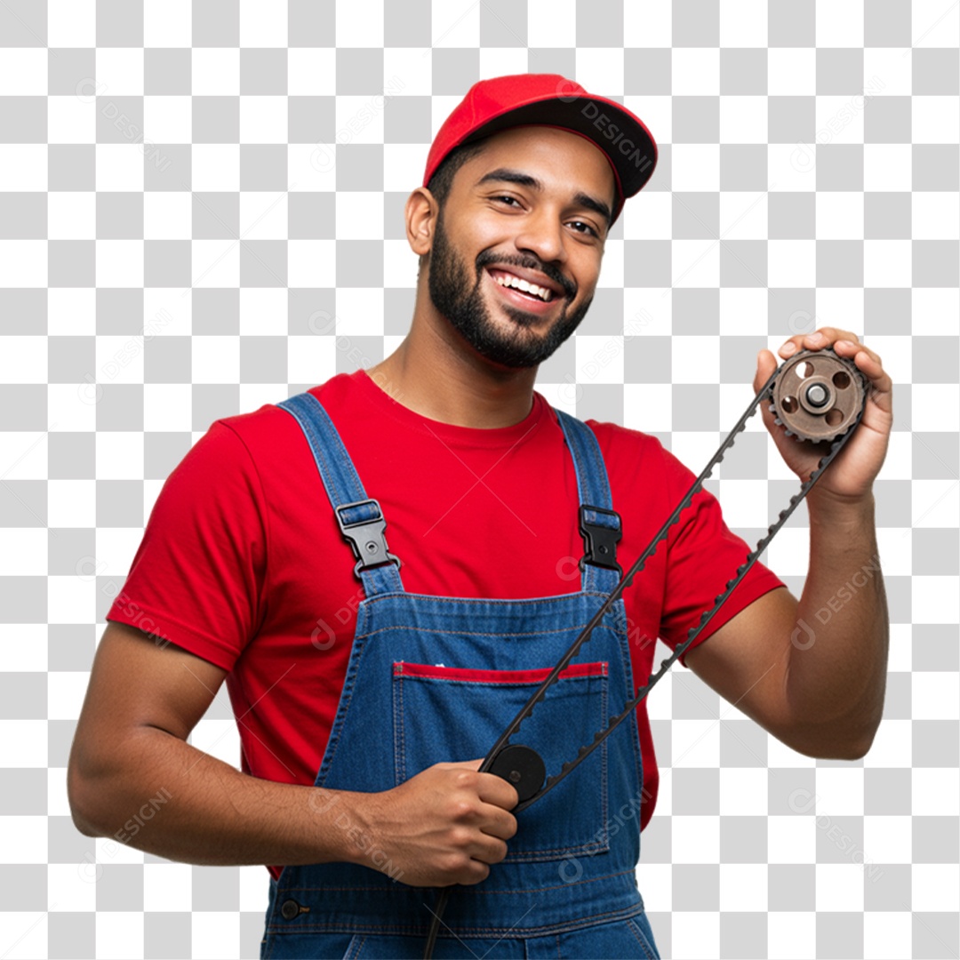 Profissional Mecânico PNG Transparente