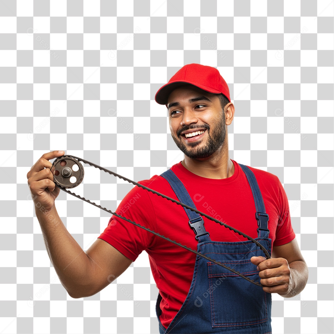 Profissional Mecânico PNG Transparente