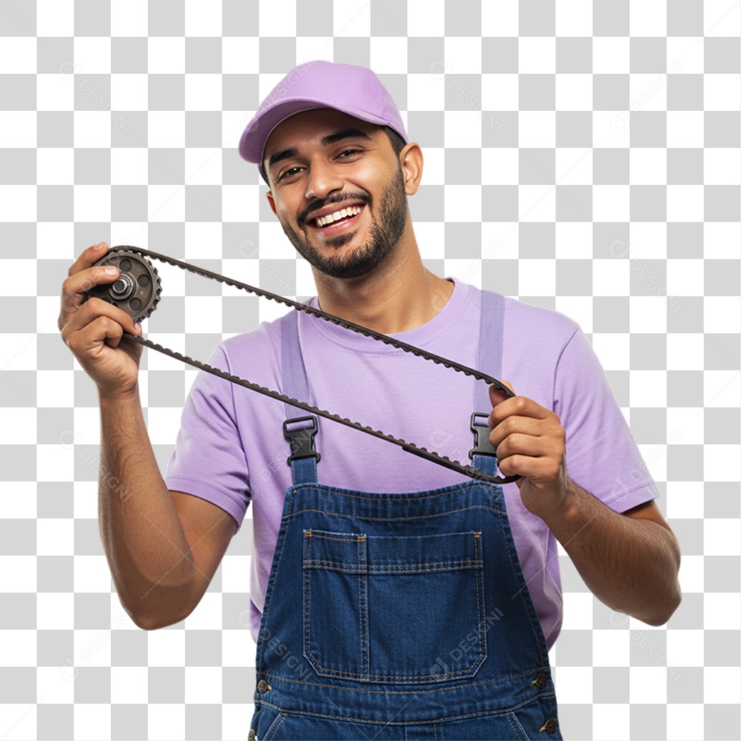 Profissional Mecânico PNG Transparente