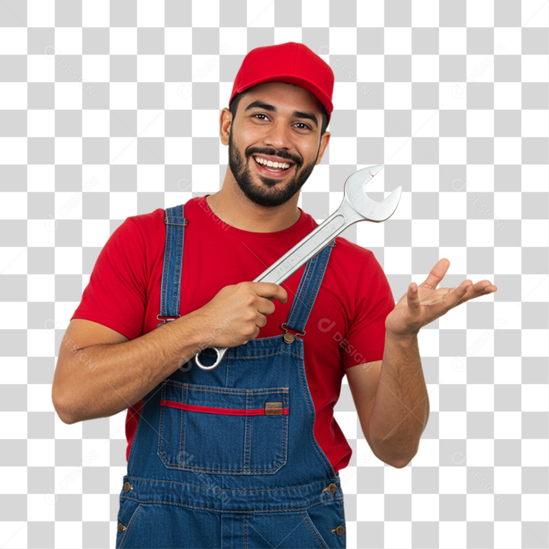 Profissional Mecânico PNG Transparente