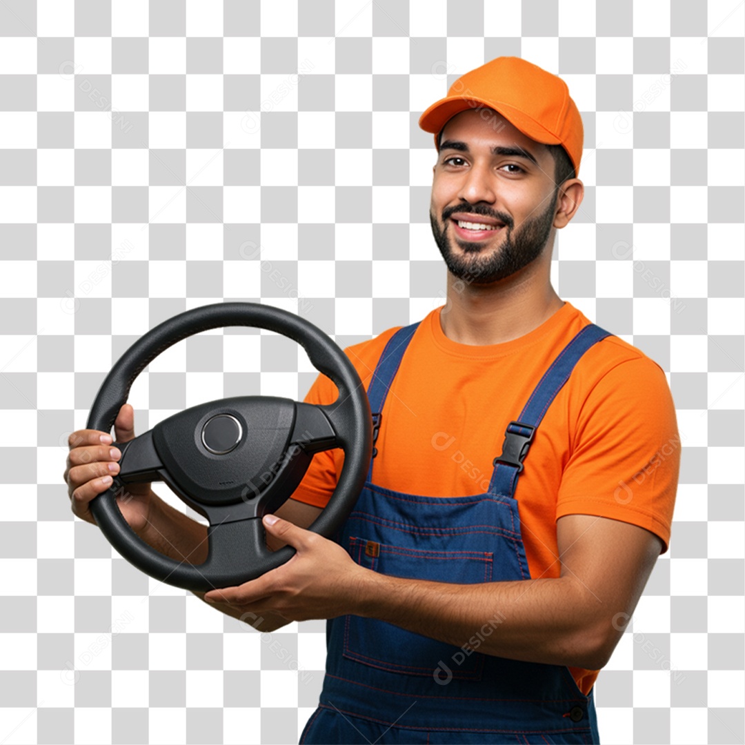 Profissional Mecânico PNG Transparente