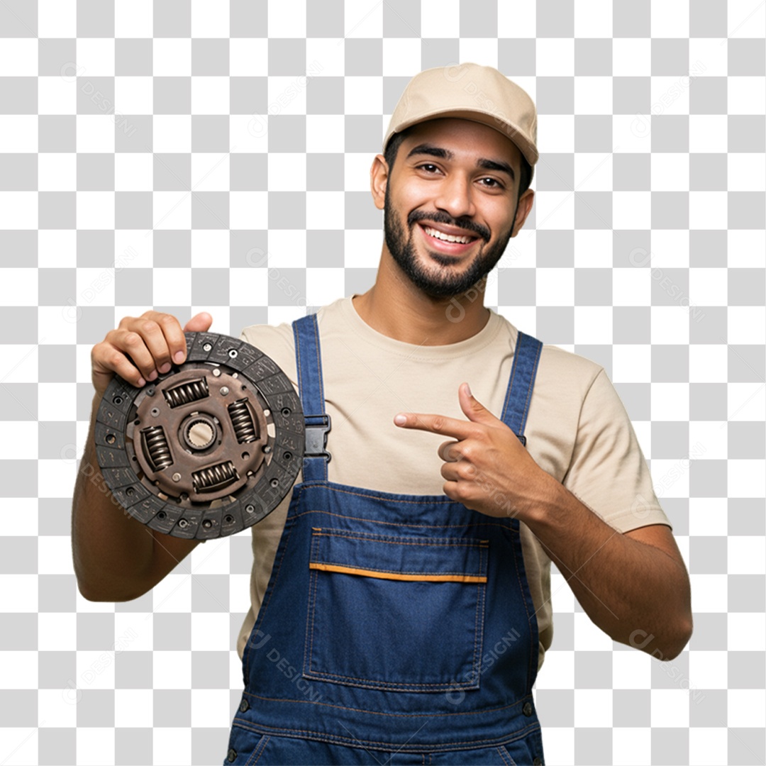Profissional Mecânico PNG Transparente