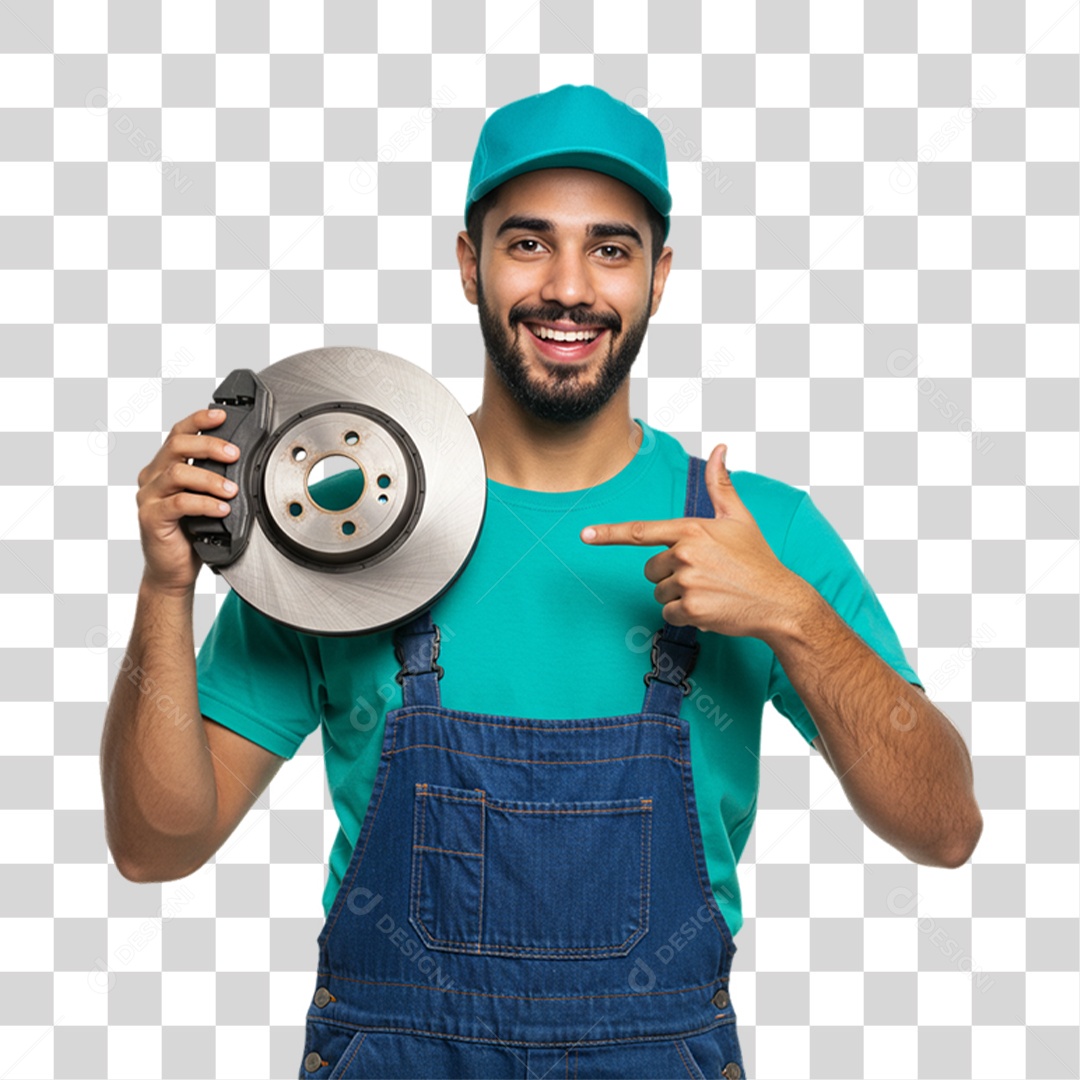 Profissional Mecânico PNG Transparente