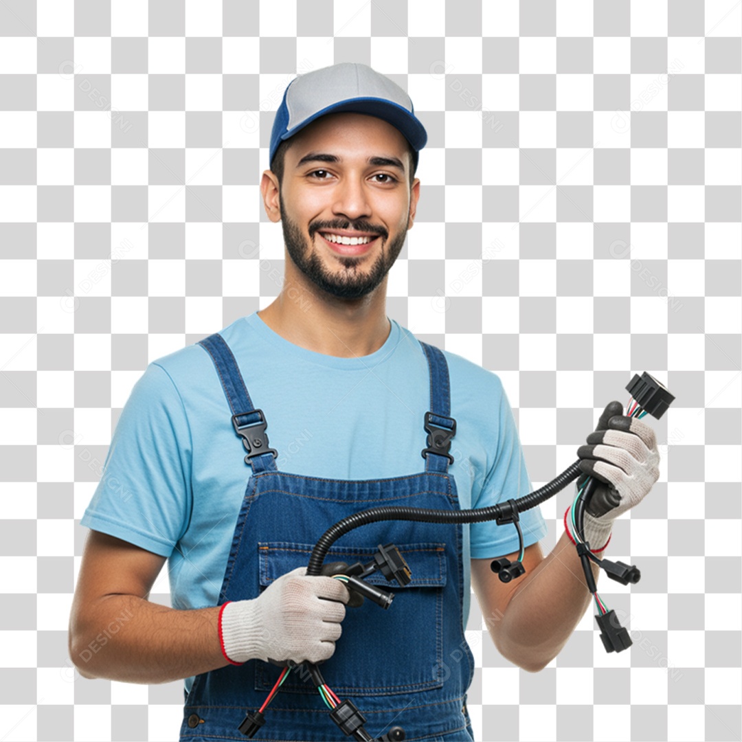 Profissional Mecânico PNG Transparente